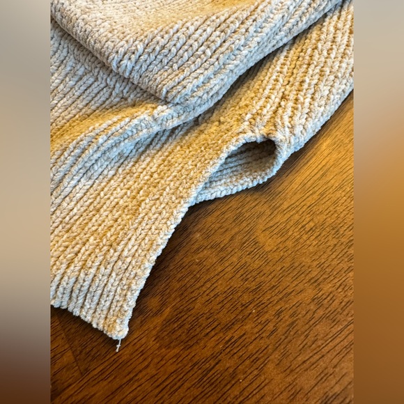 Abercrombie & Fitch oversized oatmeal button cardigan sweater cream medium m - Picture 9 of 11